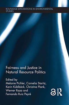 portada Fairness and Justice in Natural Resource Politics (Routledge Explorations in Environmental Studies) (in English)