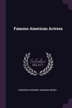 portada Famous American Actress (en Inglés)