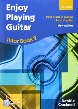 portada Enjoy Playing Guitar Tutor Book 2 + cd: Next Steps in Playing Classical Guitar (in English)