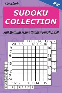 portada Sudoku Collection: 200 Medium Frame Sudoku Puzzles 9x9 (en Inglés)