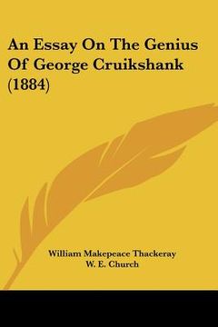 portada an essay on the genius of george cruikshank (1884) (en Inglés)