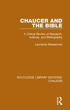 portada Chaucer and the Bible: A Critical Review of Research, Indexes, and Bibliography (Routledge Library Editions: Chaucer) (en Inglés)
