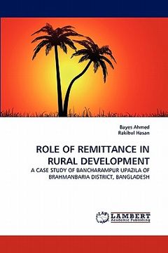 portada role of remittance in rural development (en Inglés)