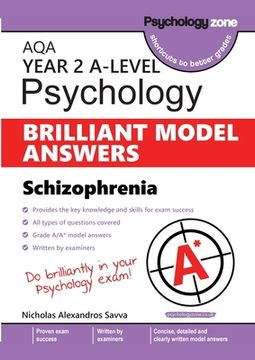 portada AQA A-level Psychology BRILLIANT MODEL ANSWERS: Schizophrenia (en Inglés)