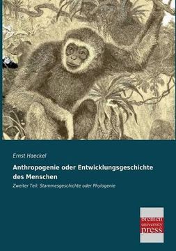 portada Anthropogenie Oder Entwicklungsgeschichte des Menschen (en Alemán)