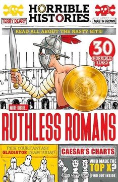 portada Ruthless Romans (Newspaper Edition) (Horrible Histories)