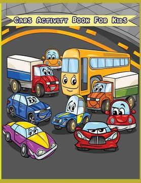 portada Cars Activity Book for Kids: Kids Activities Book with Fun and Challenge in Cars theme: Trace Lines and numbers, Coloring, Count the number, Dot-Do