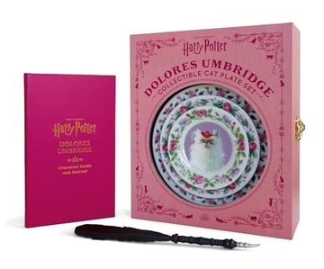 portada Harry Potter: Dolores Umbridge Collectible cat Plate set (in English)
