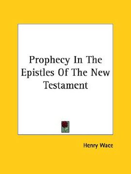 portada prophecy in the epistles of the new testament