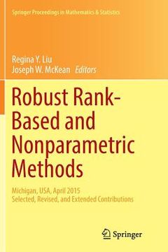 portada Robust Rank-Based and Nonparametric Methods: Michigan, Usa, April 2015: Selected, Revised, and Extended Contributions (en Inglés)
