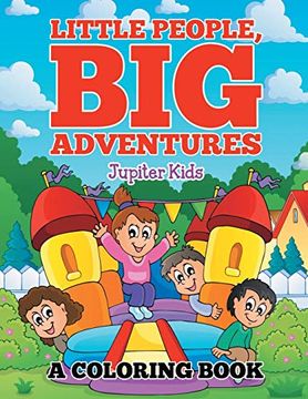 portada Little People, big Adventures (a Coloring Book) 