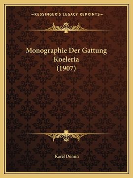 portada Monographie Der Gattung Koeleria (1907) (in German)