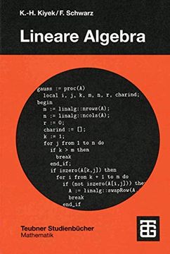 portada Lineare Algebra (en Alemán)