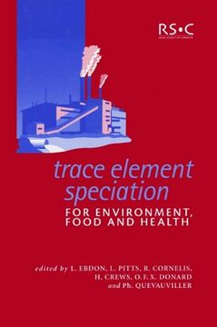 portada Trace Element Speciation for Environment, Food and Health (en Inglés)