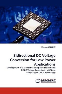 portada bidirectional dc voltage conversion for low power applications (en Inglés)