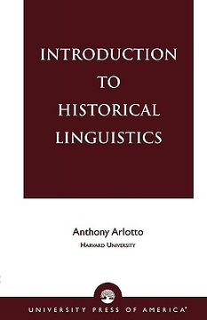 portada introduction to historical linguistics