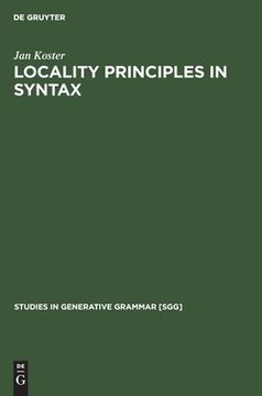 portada Locality Principles in Syntax 