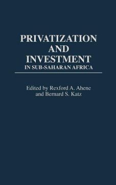 portada Privatization and Investment in Sub-Saharan Africa (en Inglés)