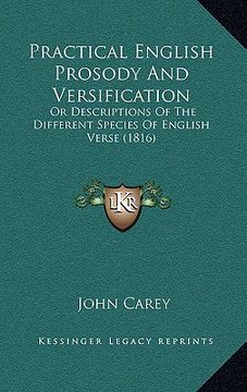 portada practical english prosody and versification: or descriptions of the different species of english verse (1816) (in English)