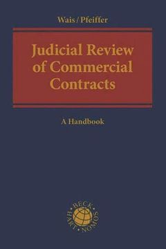 portada Judicial Review of Commercial Contracts: A Handbook (en Inglés)