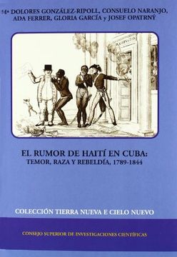 portada rumor de haiti en cuba: temor, raza y re