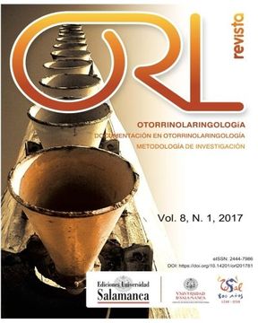 portada Revista ORL: Vol. 8, Núm. 1 (2017) (Spanish Edition)