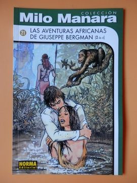 portada Las aventuras africanas de Giuseppe Bergman (2 de 4). Colección Milo Manara, nº 21