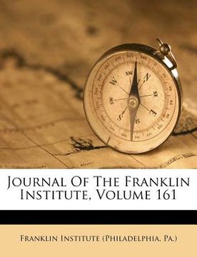 portada journal of the franklin institute, volume 161 (in English)