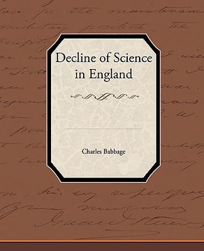 portada decline of science in england (en Inglés)