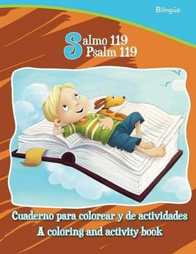 portada Salmo 119, Psalm 119 - Bilingual Coloring and Activity Book: Cuaderno para  colorear y de actividades - Bilingüe (Bible Chapters for Kids)