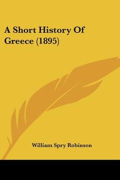 portada a short history of greece (1895) (in English)