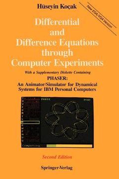 portada differential and difference equations through computer experiments: with diskettes containing phaser: an animator/simulator for dynamical systems for (in English)