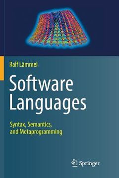 portada Software Languages: Syntax, Semantics, and Metaprogramming (en Inglés)