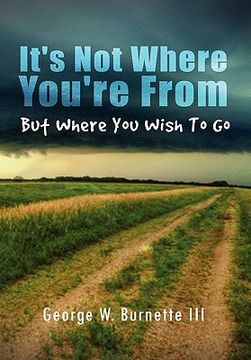 portada it's not where you're from but where you wish to go