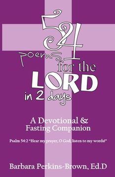 portada 54 Poems for the Lord in 2 Days (en Inglés)