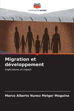 portada Migration et développement (en Francés)