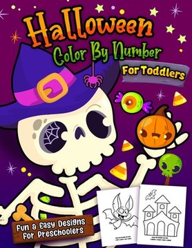 portada Color By Number - Halloween Edition (en Inglés)