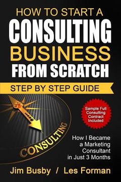 portada How to Start a Consulting Business From Scratch: Step By Step Guide. How I Became a Marketing Consultant in Just 3 Months (in English)