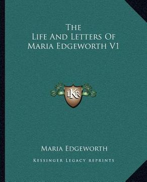 portada the life and letters of maria edgeworth v1 (en Inglés)