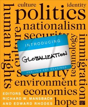 portada introducing globalizational analysis and readings (en Inglés)