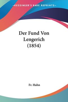 portada Der Fund Von Lengerich (1854) (en Alemán)