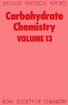portada carbohydrate chemistry: volume 13 (en Inglés)