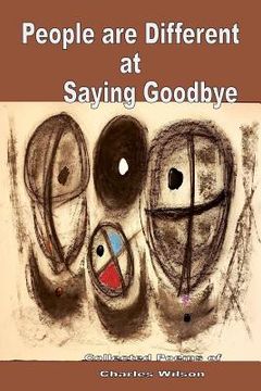 portada People are Different at Saying Goodbye (en Inglés)