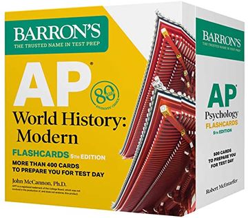 portada Ap World History Modern, Fifth Edition: Flashcards: Up-To-Date Review: + Sorting Ring for Custom Study (Barron'S ap) 