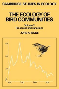 portada The Ecology of Bird Communities 2 Volume Paperback Set: The Ecology of Bird Communities: Volume 2, Processes and Variations Paperback (Cambridge Studies in Ecology) (en Inglés)