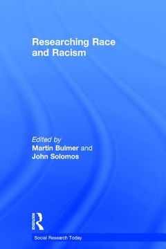 portada researching race and racism (en Inglés)