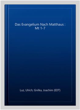 portada Das Evangelium Nach Matthaus: Mt 1-7 -Language: German (en Alemán)