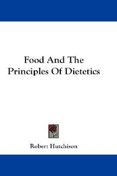 portada food and the principles of dietetics (in English)