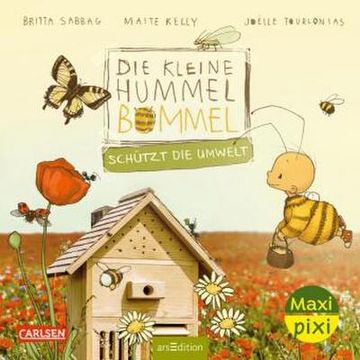 portada Maxi Pixi 445: Ve 5: Die Kleine Hummel Bommel Schützt die Umwelt (5 Exemplare) (en Alemán)
