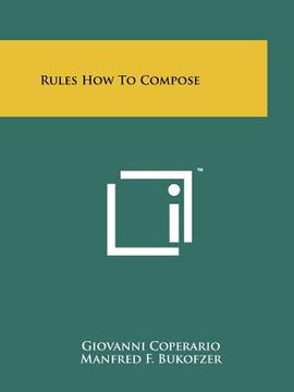 portada rules how to compose (en Inglés)
